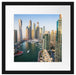 Dubai Metropole Passepartout Quadratisch 40x40