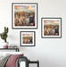 Skyline von New York Quadratisch Passepartout Wohnzimmer