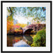 Brücke im Central Park Passepartout Quadratisch 55x55