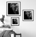 Elefant Porträt Quadratisch Passepartout Wohnzimmer
