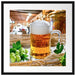 Deutsches frisches Bier Passepartout Quadratisch 55x55