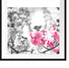 sehr schöne Kirschblüten Passepartout Quadratisch 70x70