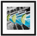 schöne Swimming Pool Cocktails Passepartout Quadratisch 40x40