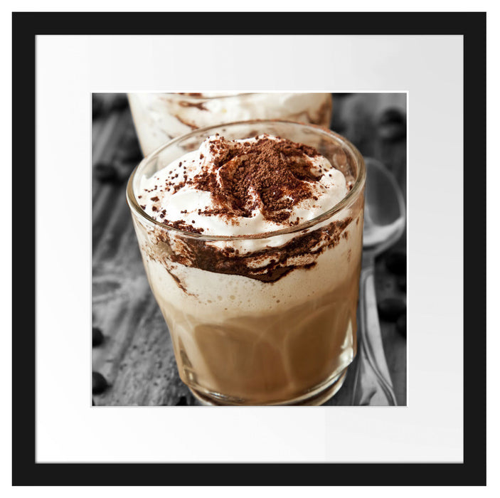 Cappuccino Passepartout Quadratisch 40x40