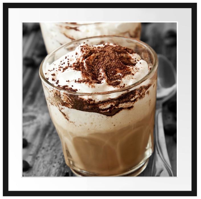 Cappuccino Passepartout Quadratisch 70x70