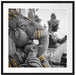 thailändische Elefantengottheit Passepartout Quadratisch 70x70