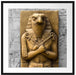 Horus der ägyptische Gott Passepartout Quadratisch 70x70