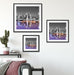 Manhattan Skyline Quadratisch Passepartout Wohnzimmer