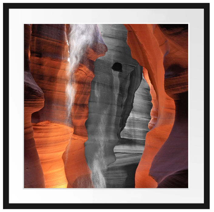 prächtiger Antelope Canyon Passepartout Quadratisch 70x70