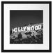 Wahrzeichen von Hollywood Passepartout Quadratisch 40x40