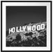 Wahrzeichen von Hollywood Passepartout Quadratisch 70x70