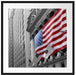 amerikanische Flagge Passepartout Quadratisch 70x70