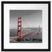 eindrucksvolle Golden Gate Bridge Passepartout Quadratisch 40x40