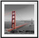 eindrucksvolle Golden Gate Bridge Passepartout Quadratisch 70x70