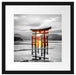 schönes Torii in Miyajima Passepartout Quadratisch 40x40