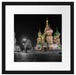 Basilius Kathedrale in Moskau Passepartout Quadratisch 40x40