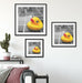 Quietsche Ente im Wasser Quadratisch Passepartout Wohnzimmer
