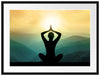 Yoga und Meditation Passepartout 80x60