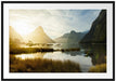 Milford Sound Neuseeland Passepartout 100x70