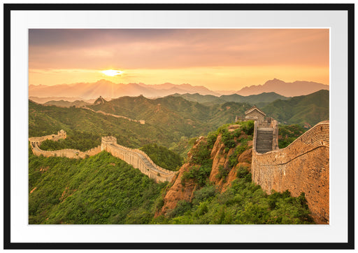Chinesische Mauer Passepartout 100x70