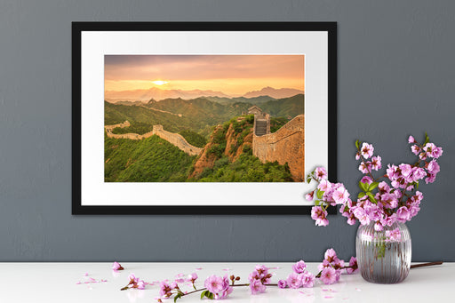 Chinesische Mauer Passepartout Wohnzimmer