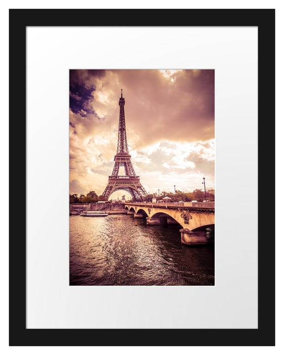 Eiffelturm in Paris Passepartout 38x30