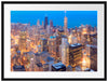 Luftaufnahme Chicago Passepartout 80x60