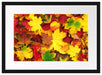 Herbstblätter Passepartout 55x40