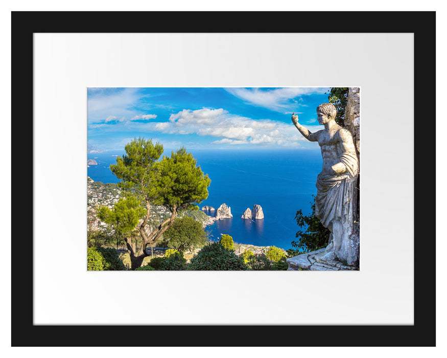 Insel Capri in Italien Passepartout 38x30