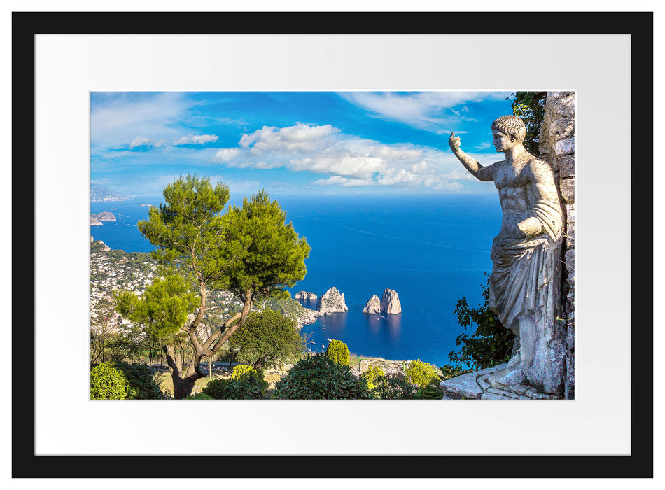 Insel Capri in Italien Passepartout 55x40