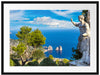 Insel Capri in Italien Passepartout 80x60
