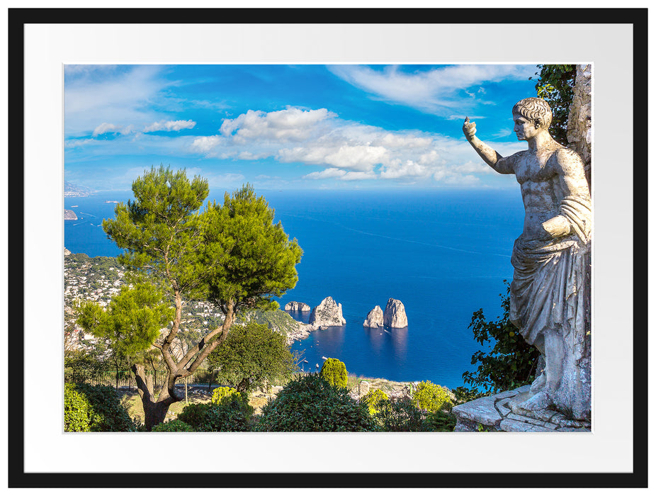 Insel Capri in Italien Passepartout 80x60