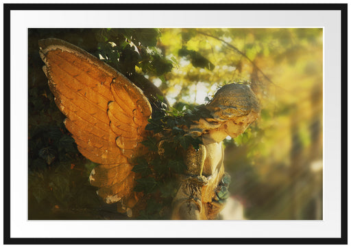 Goldenen Engel im Sonnenlicht Passepartout 100x70