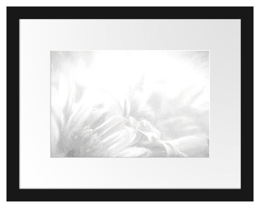 Gerbera-Blume Passepartout 38x30