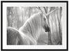 Einhorn im Wald Passepartout 80x60