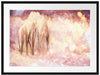 Schneeglöckchen im Frühjahr Kunst Passepartout 80x60