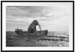 sitzender Elefant im Boot Passepartout 100x70