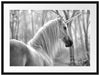 Einhorn im Wald Passepartout 80x60