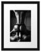 Erotisches Paar Kunst B&W Passepartout 38x30