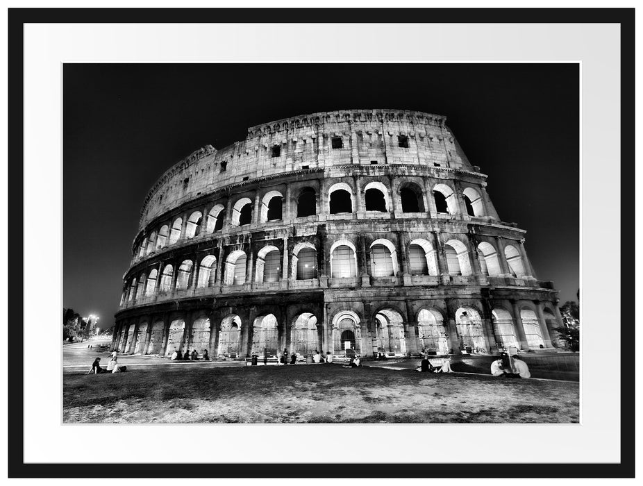 Colosseum in Rom Italien Italy Passepartout 80x60