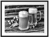 Bier Bierglas Passepartout 80x60