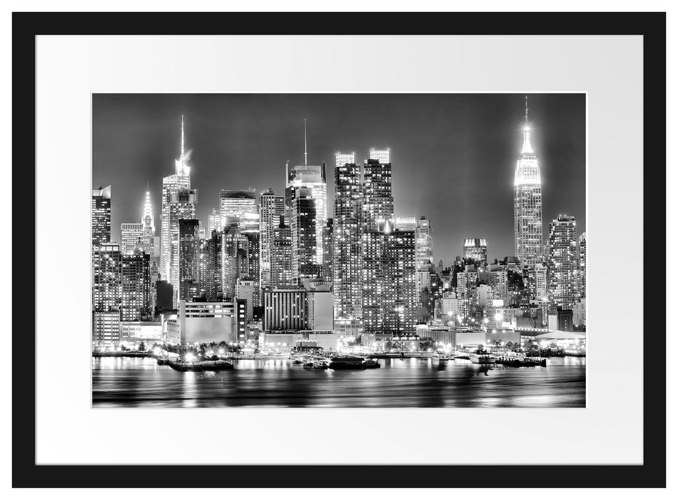 New York City Skyline Passepartout 55x40