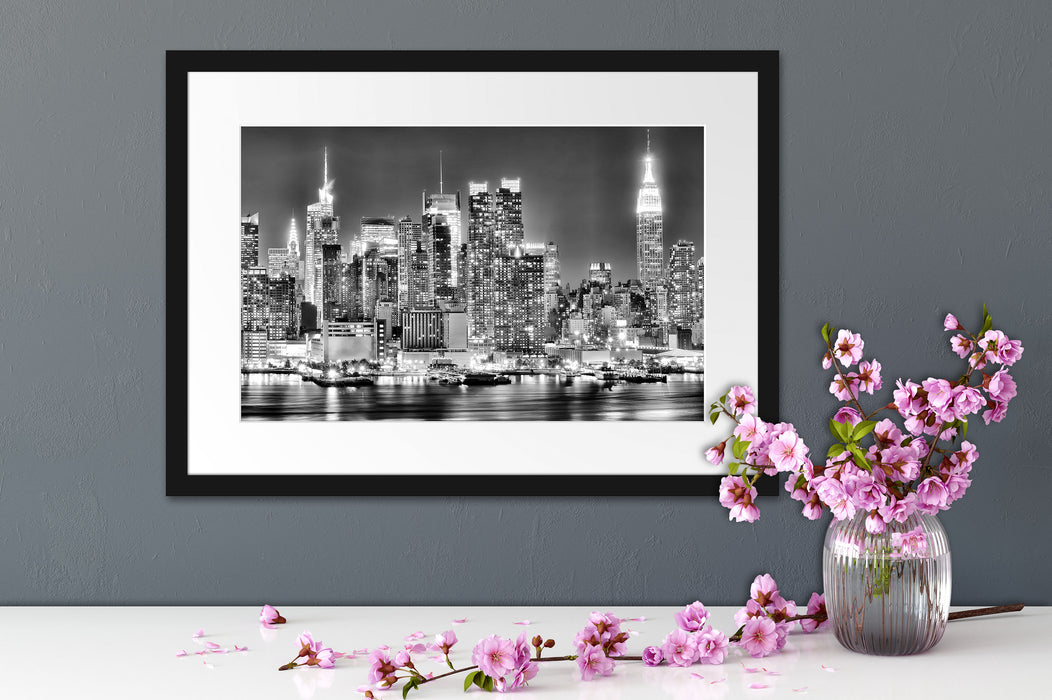 New York City Skyline Passepartout Wohnzimmer