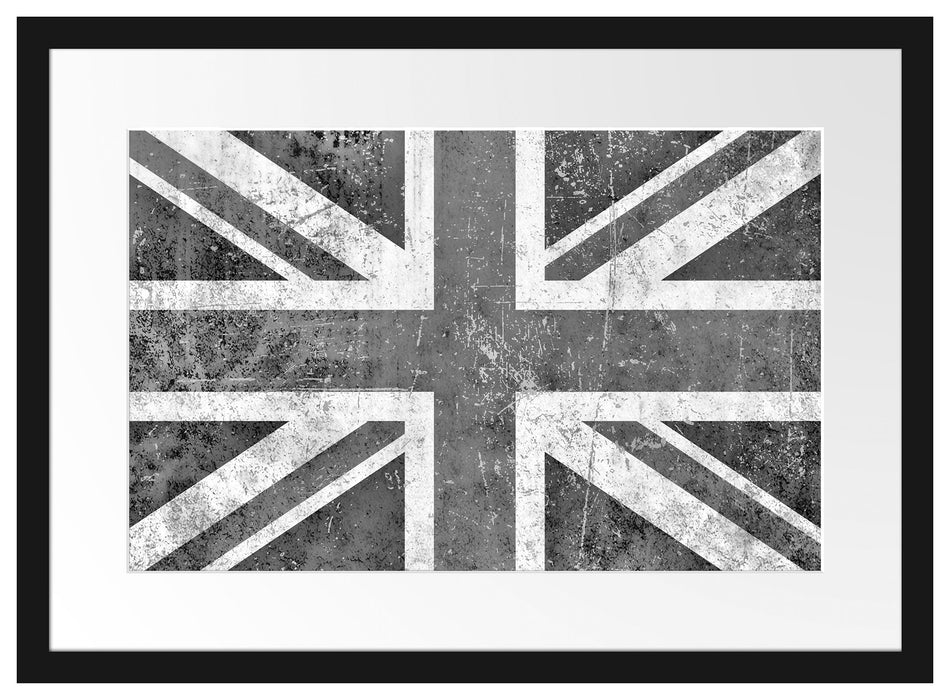 Union Jack Passepartout 55x40