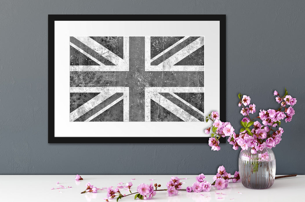 Union Jack Passepartout Wohnzimmer