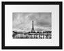 Eifelturm Paris bei Nacht Passepartout 38x30