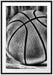 Basketball schwarzer Hintergrund Passepartout 100x70