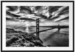 Golden Gate Bridge Passepartout 100x70