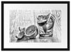 Gin Tonic Shot mit Zitronen Passepartout 55x40
