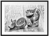 Gin Tonic Shot mit Zitronen Passepartout 80x60
